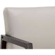 Neymar Linea Light Grey Leather Lounge Chair